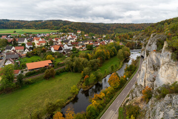 Fototapeta na wymiar Herbst im Oberen Donautal