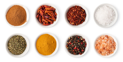 set of Bowl with spices