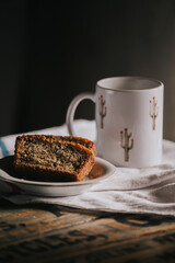coffee and pudding cake - snack - breakfast
