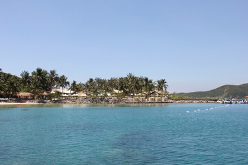 view of the sea from the beach