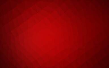 Fototapeta premium Light Red vector shining triangular background.