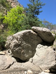 rock in the mountains