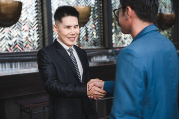 business people hands shake for business partnership success, Shake hand concept