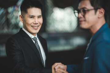 business people hands shake for business partnership success, Shake hand concept