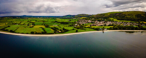 Aerial view of the Axbridge in England