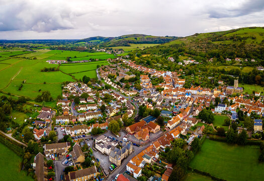 Aerial view of the Axbridge in England