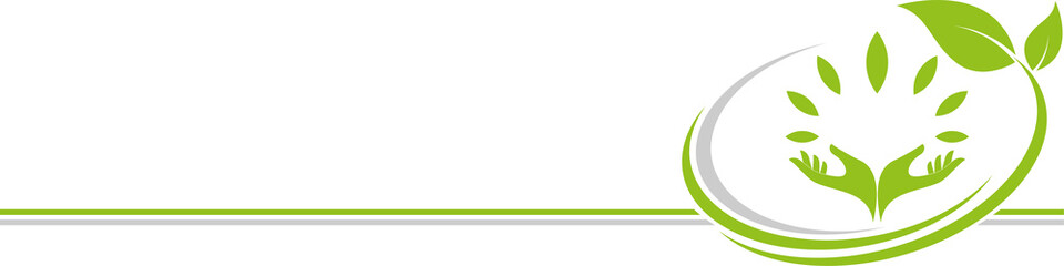 Hände und Blätter, Heilpraktiker, Gärtner, Hintergrund