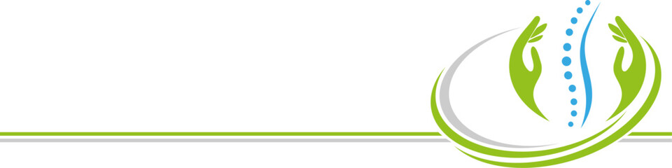 Obraz premium Chiropraktiker, Heilpraktiker, Orthopädie, Hände, Hintergrund