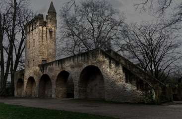 Fototapeta premium gruselige burg schloss
