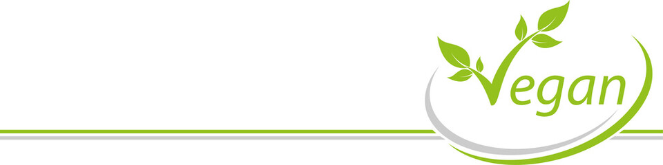 Vegetarisches Symbol mit Blättern, Vegan, Hintergrund