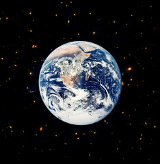 Beautiful earth from space. The elements of this image furnished by NASA.