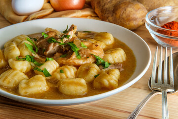 Hungarian Chicken Paprikash Gnocchi