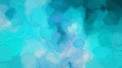 Abstract watercolor with drops texture. Blue, cyan, magenta. Texture for background, design, interior, tile, business card, banner, postcard