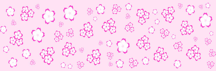 cherry blossom background, vector design