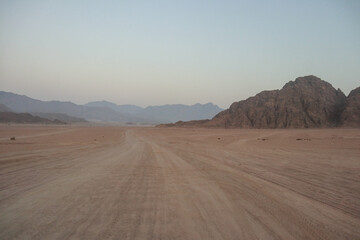 Fototapeta na wymiar Desert in Egypt .Beautiful landscape
