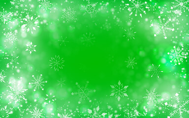 雪の結晶の背景素材　クリスマスイメージ