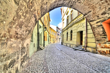 Ulice starego miasta w  Lublinie - obrazy, fototapety, plakaty