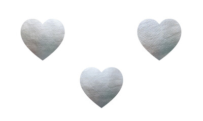 Heart with metallic painted texture. Hand drawn background or backdrop. Decorative painting. Blank template for banner, poster or print.