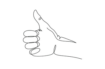 line art hand