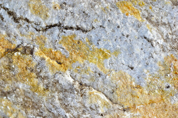 Pattern of gray old marble surface close up