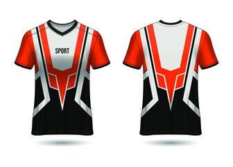 T-shirt Sport Jersey Template Design Vector