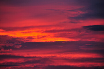 Fototapeta premium 夕焼け雲