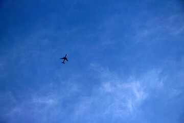 airplane in the sky