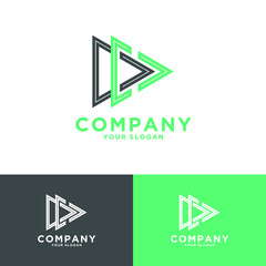 triangle or letter a logos for business