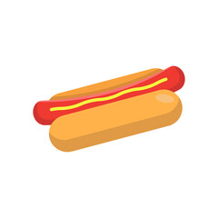 hot dog icon vector illustration design