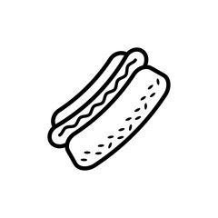 hot dog icon vector illustration design