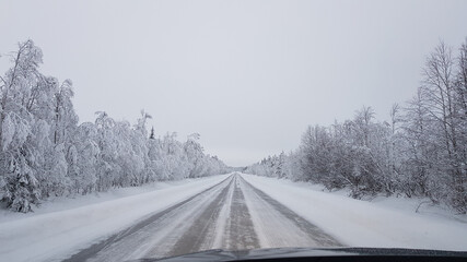 Arctic Circle road, Finland