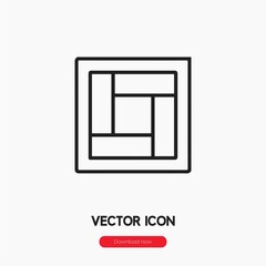 tatami icon vector sign symbol