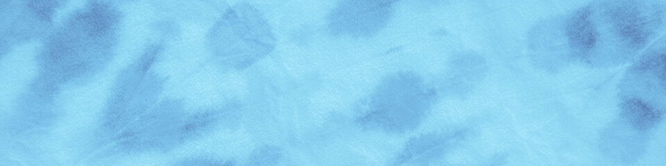 Obraz premium Sea Tie Dye Texture. Ink Vintage Zigzag. 