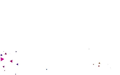 Light Multicolor, Rainbow vector layout with lines, triangles.