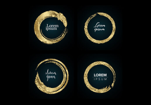 Set of Abstract Golden Rings