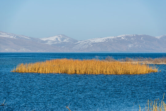 beautiful view of lake Sevan, Armenia