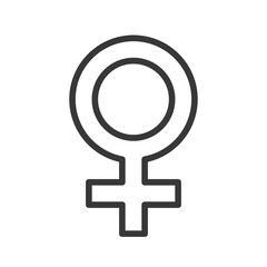 Fototapeta premium Women Symbol. Female Sign. Vector Icon.