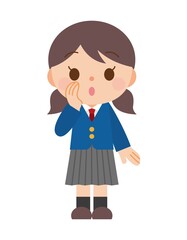 耳打ち 学生 女性
