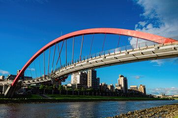 Afternoon view of the beautiful Rainbow Bridge