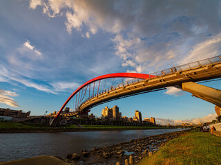 Afternoon view of the beautiful Rainbow Bridge