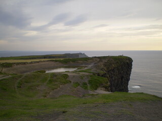 Fototapeta na wymiar Scenic view of cliffs of Moher in Ireland