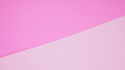 Empty paper in two shade of pink color  for background.