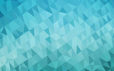 Light BLUE vector abstract polygonal cover.