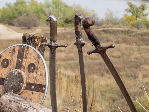 shield and sword of the ancient of the Cossacks
