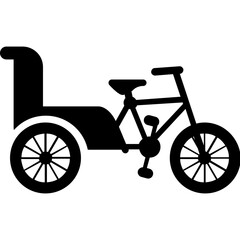 Fototapeta na wymiar Bike Cart 