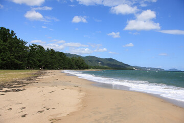 天橋立の砂浜