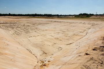 afforestation of the former sand mine