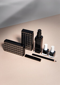 Black Cosmetics Setup