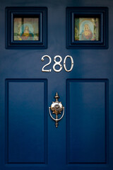House number 280 with Jesus and Maria