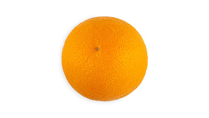 Orange on white background. Macro. High quality photo